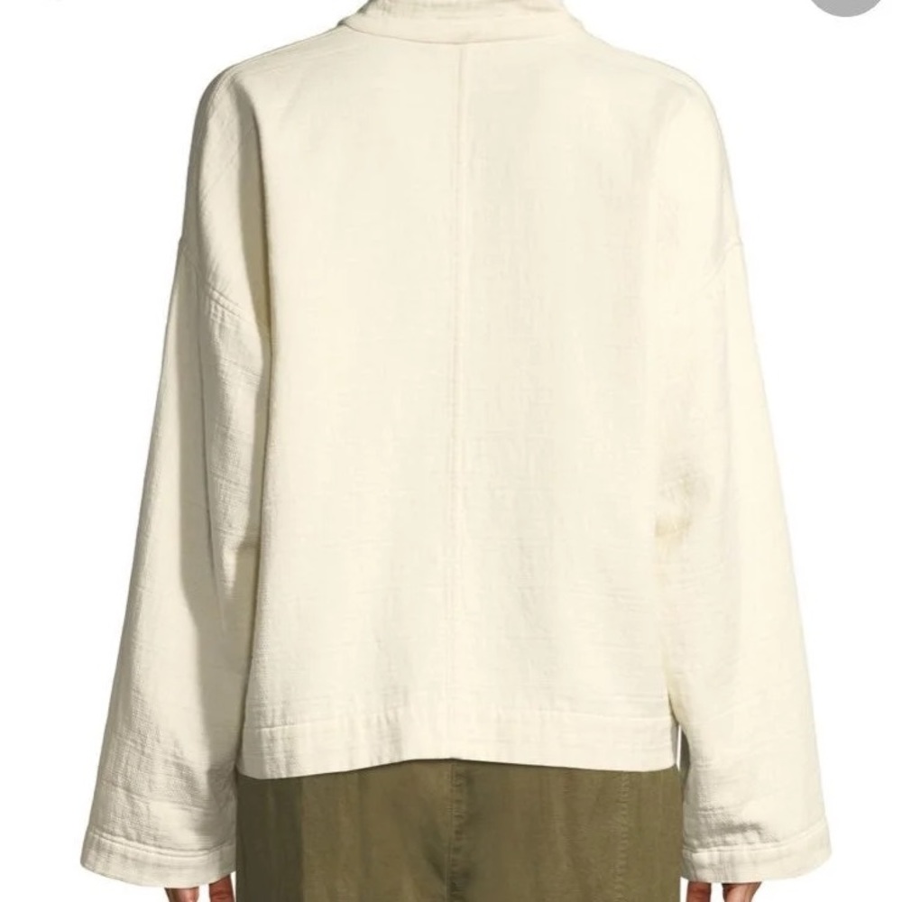 EILEEN FISHER Mock Neck Jacket - Picture 7 of 8